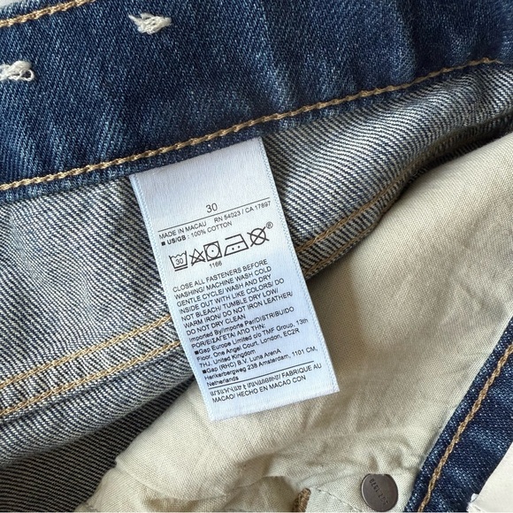 Banana Republic - High Rise Rigid Bow Jean - Medium Wash - Picture 8 of 14